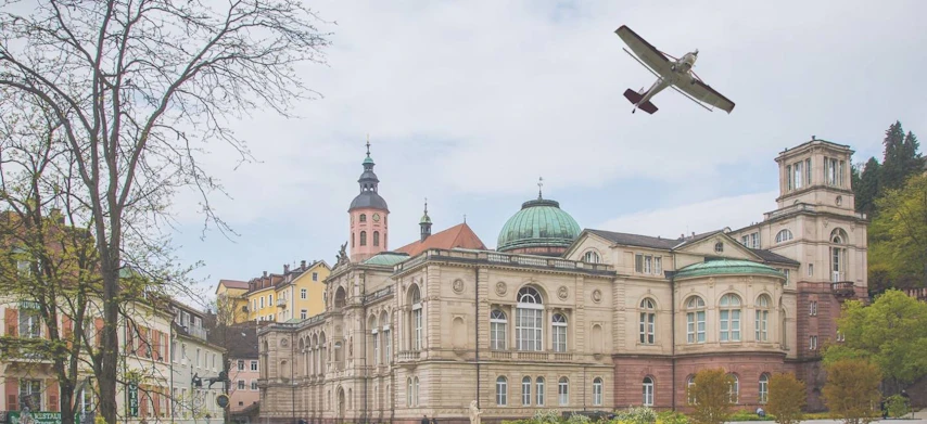 Flug über Baden-Baden