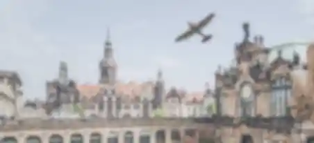 Flug über Dresden