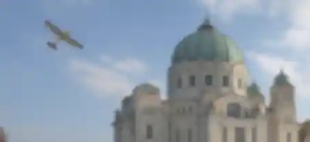 Flug über Wien