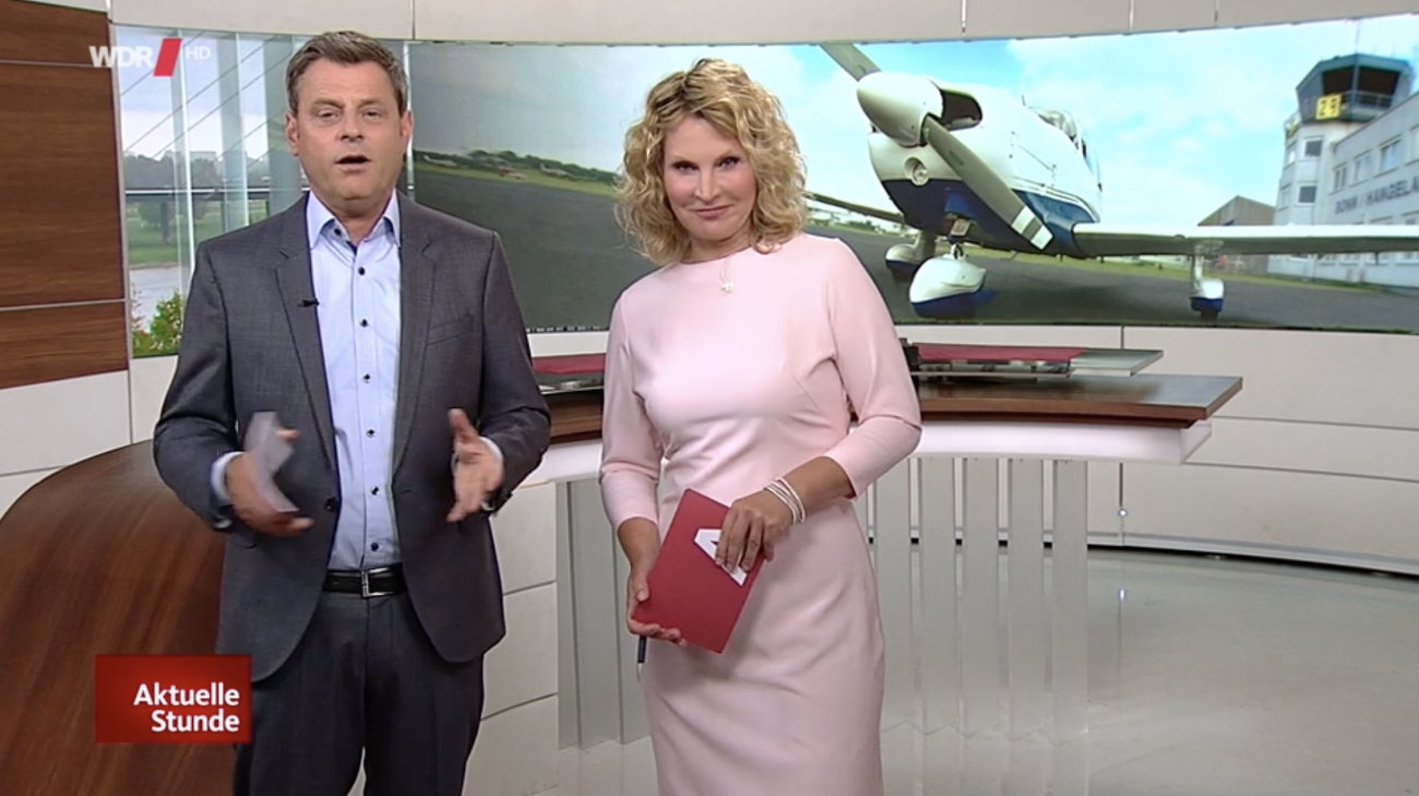 Auschnitt der Aktuellen Stunde über Flyt.club