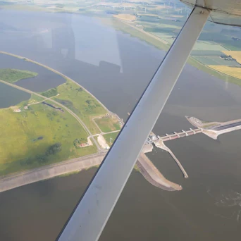 Aussicht aus dem Flugzeug