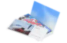 Geschenkpaket mit Luftschokolade